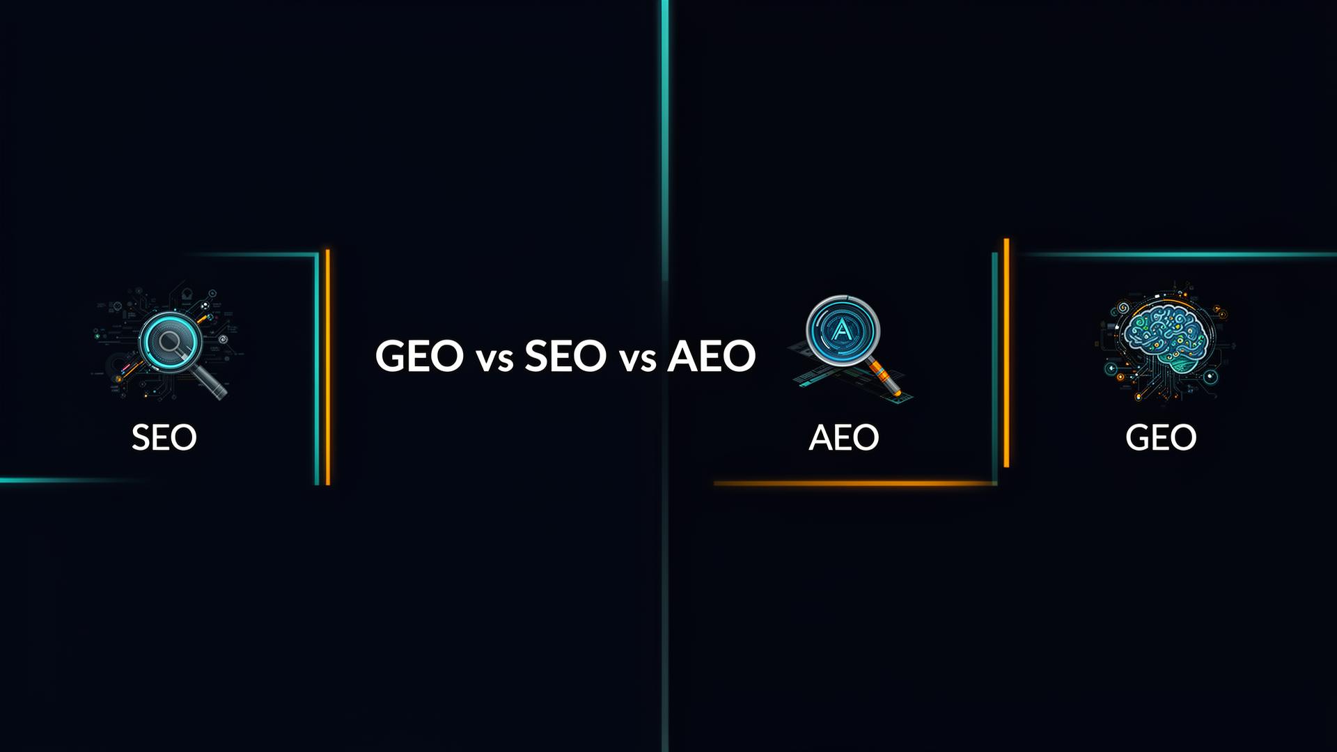 GEO vs SEO vs AEO: Understanding the Differences